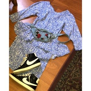 Vintage 80’s peplum Plain Jane dress